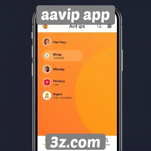Interface do aavip app e sua usabilidade
