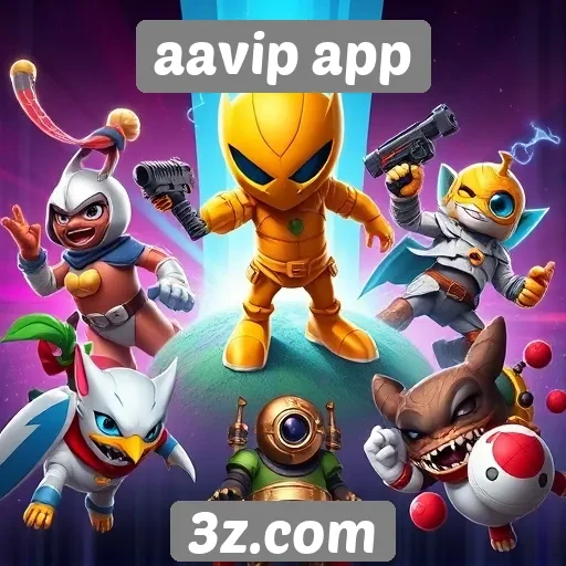 Diversidade de jogos disponíveis no aavip app